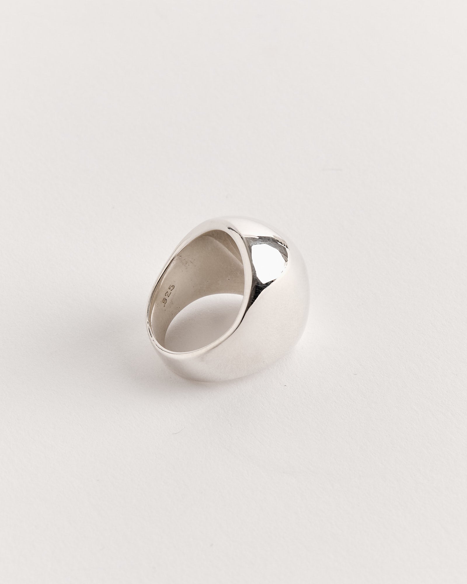 Dome Ring in Sterling Silver