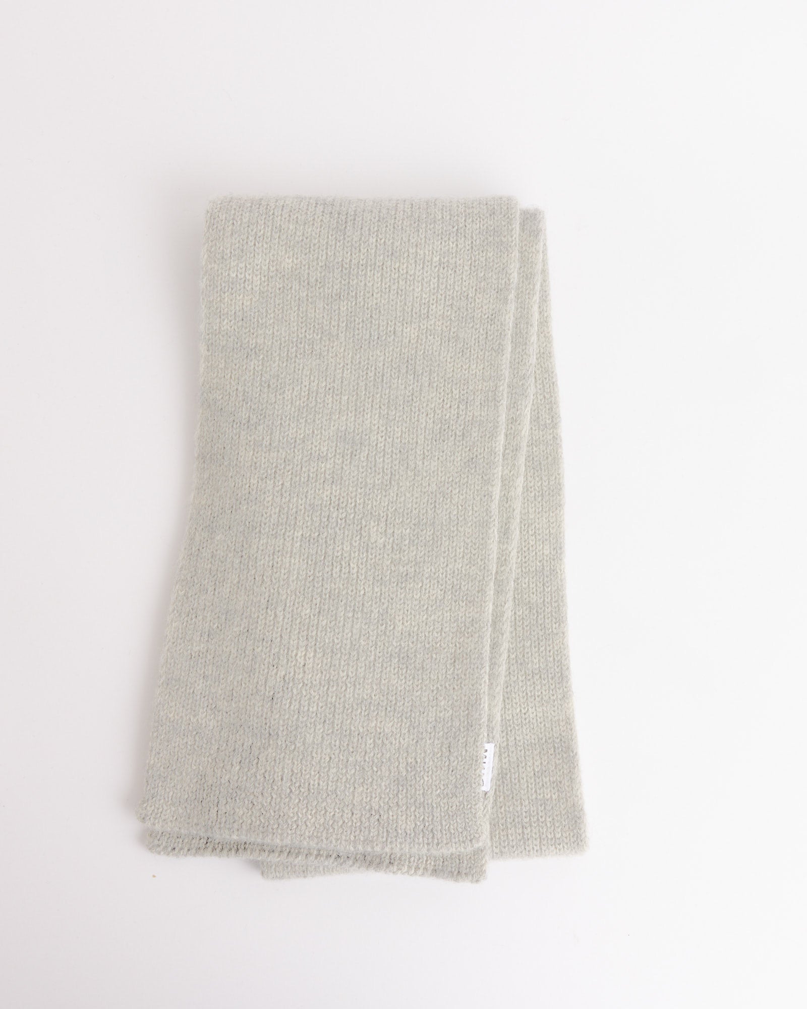 Brushed Scarf in Light Grey