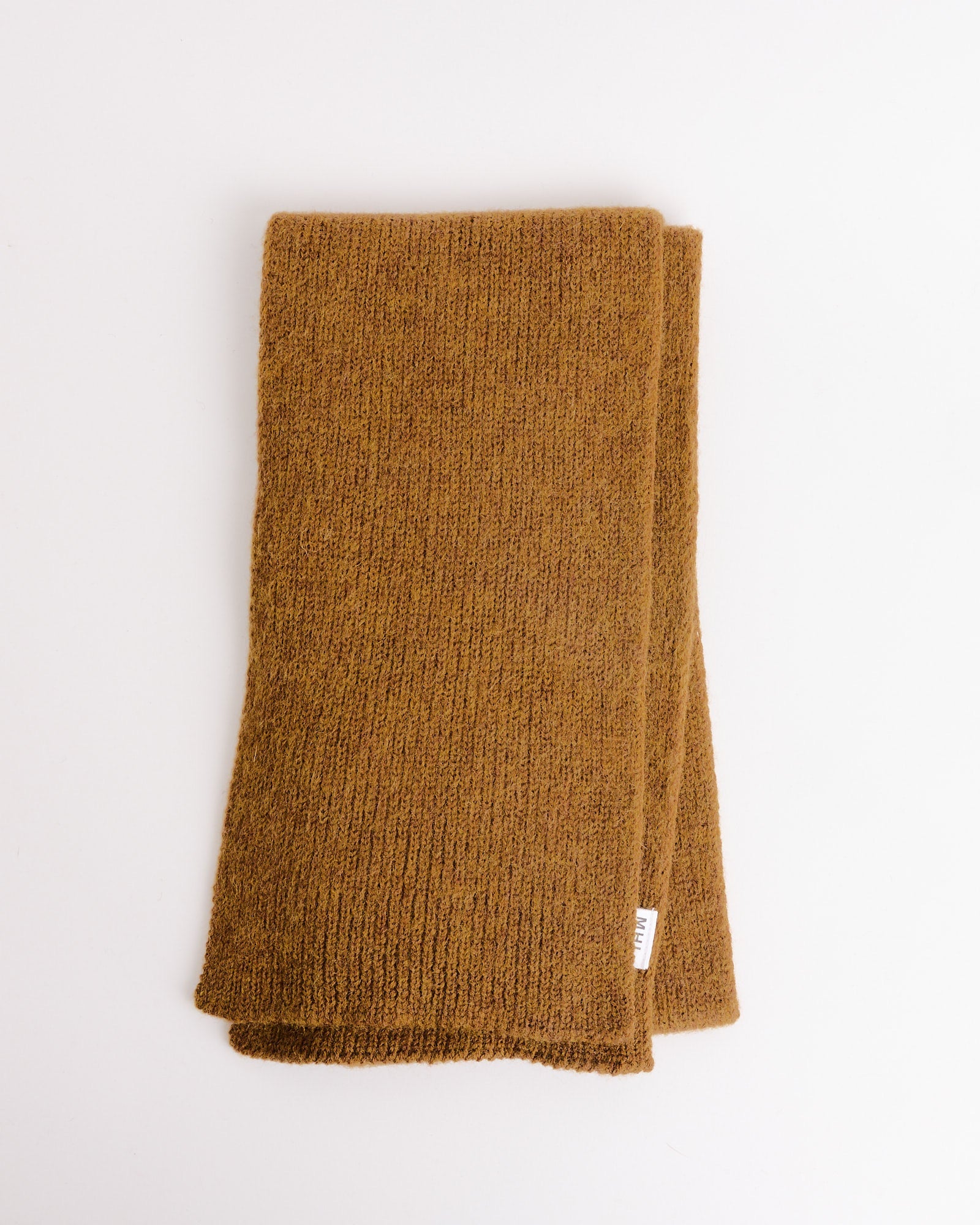 Brushed Scarf in Ochre