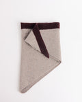 Tipped Scout Scarf in Pebble/Mahogany