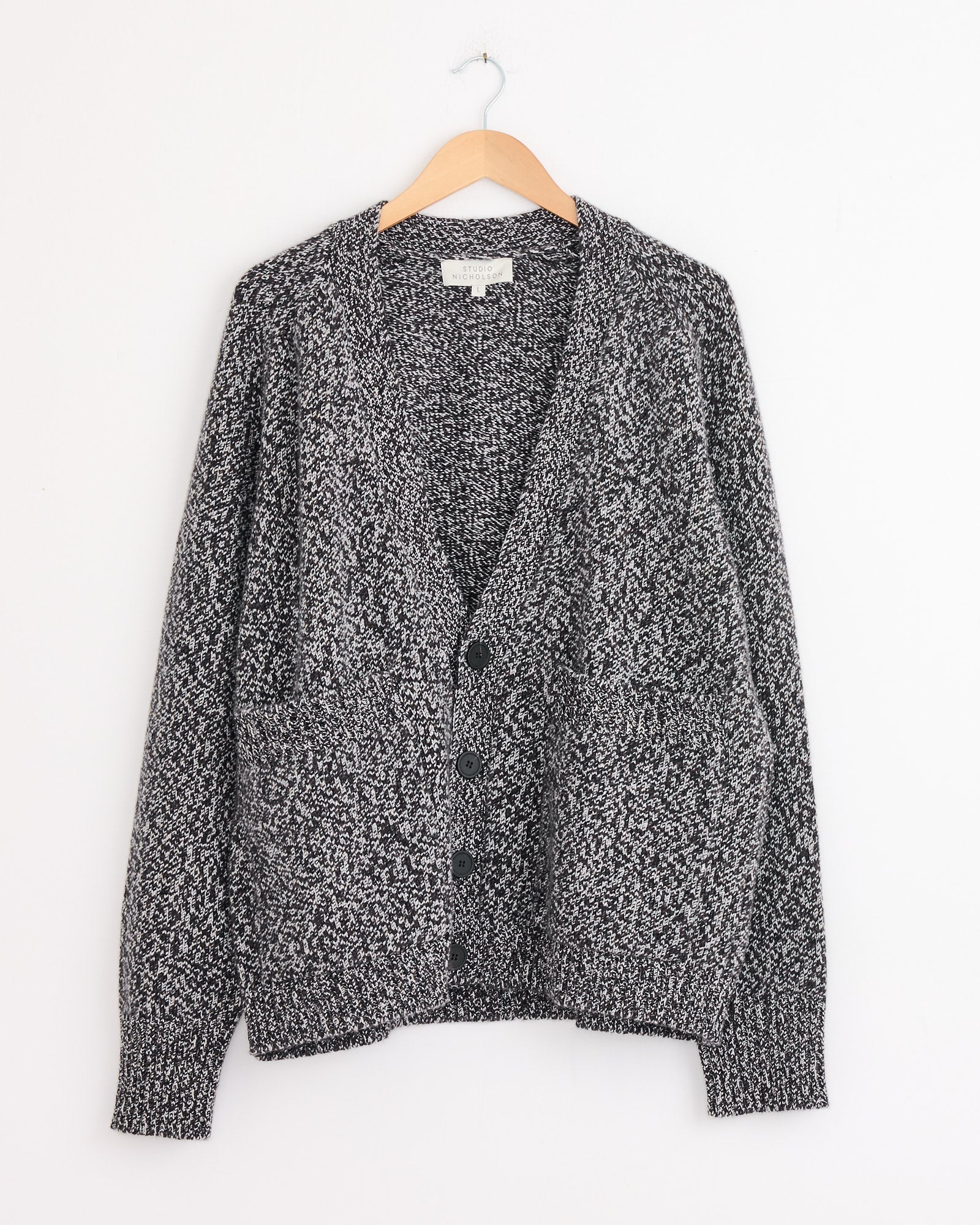Sen Cardigan in Navy Mouline