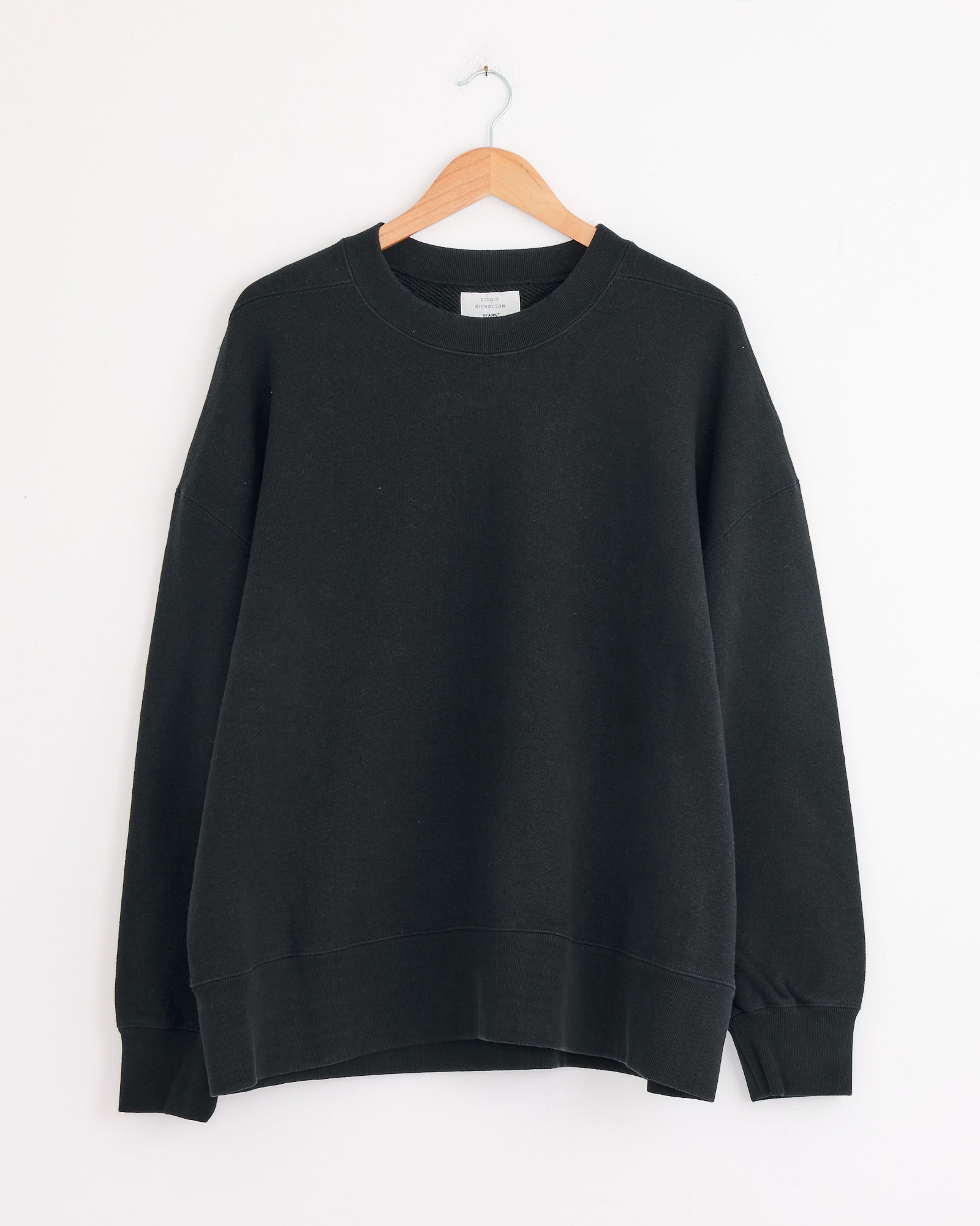 Studio Nicholson x BEAMS PLUS Holly Crewneck in Darkest Navy