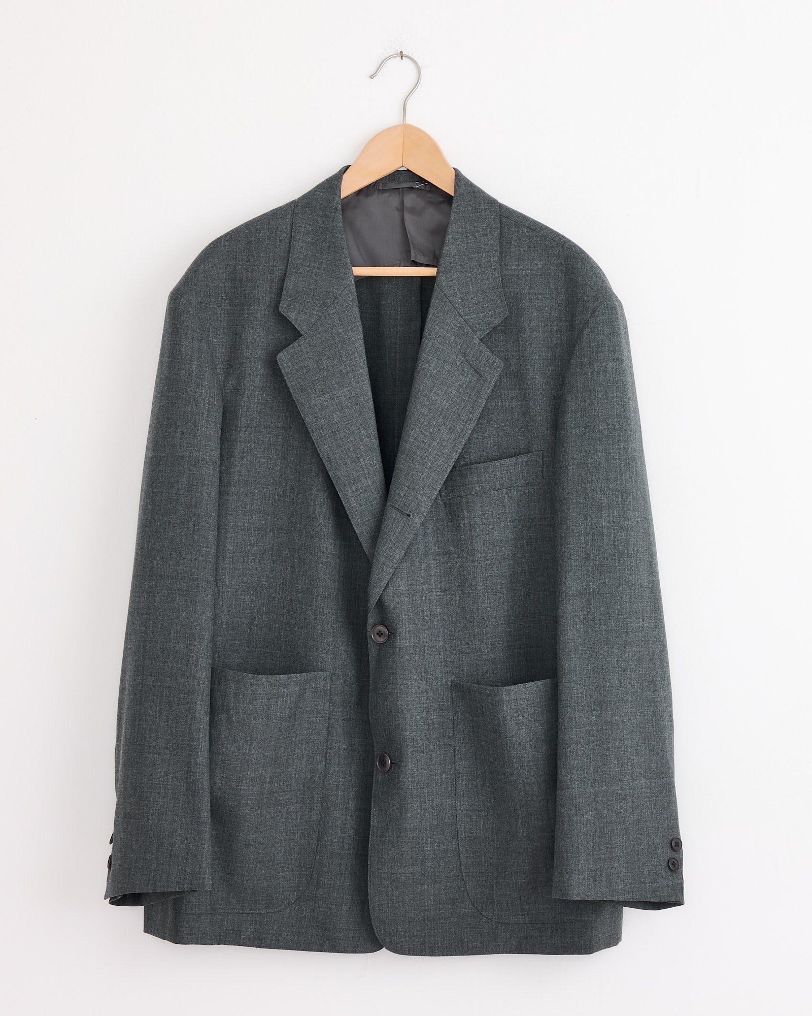 Studio Nicholson x BEAMS PLUS Paul Coat in Charcoal Marl