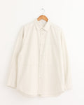 Garment Dye Over Shirt in Ecru