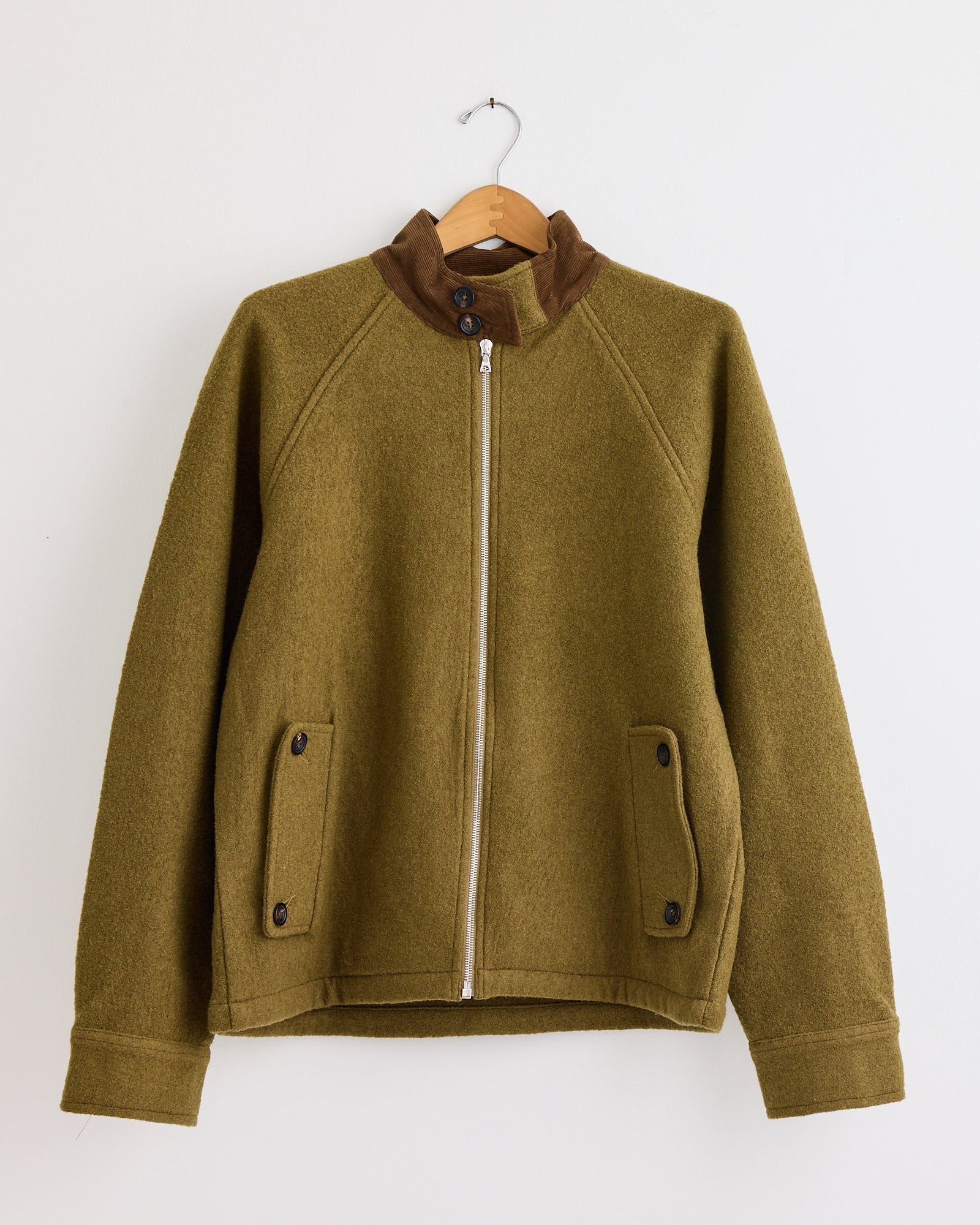 Harrington Jacket in Moss/Teak