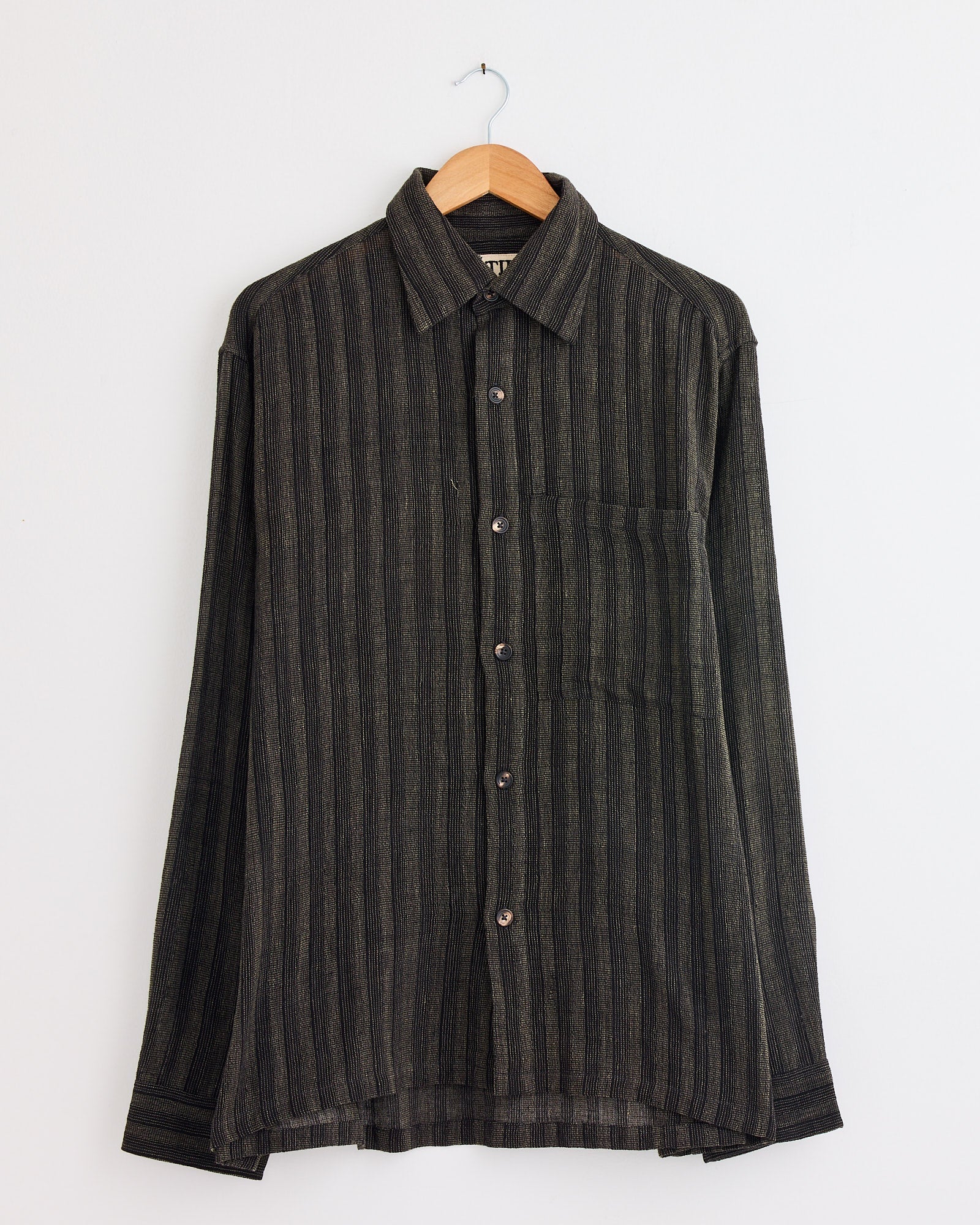 Box Shirt in Gold/Black