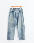 No.37 Washed Wide Denim Pant in Indigo