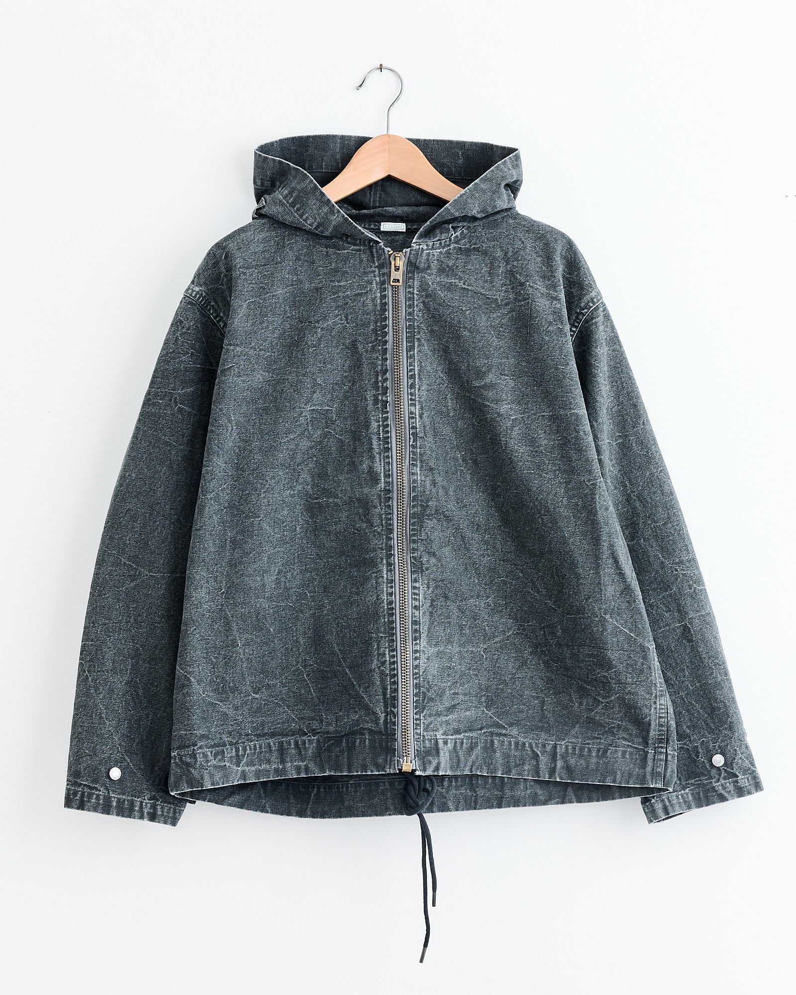 Vintage US Navy Zip Hoodie in Olive