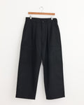 Wool Cargo Pant in Black
