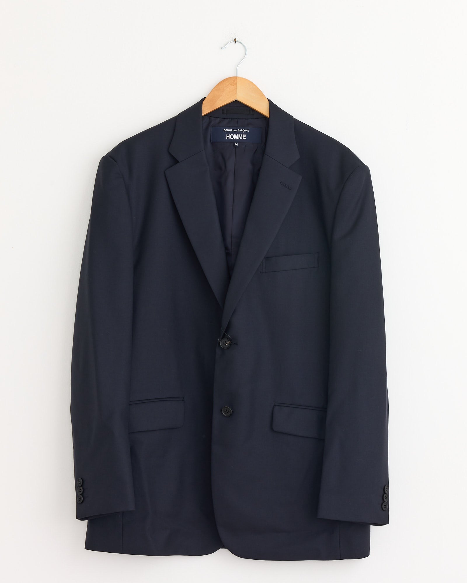 Single-Breasted Jacket in Navy
