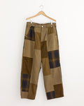 Patchwork Pant in Beige Mix