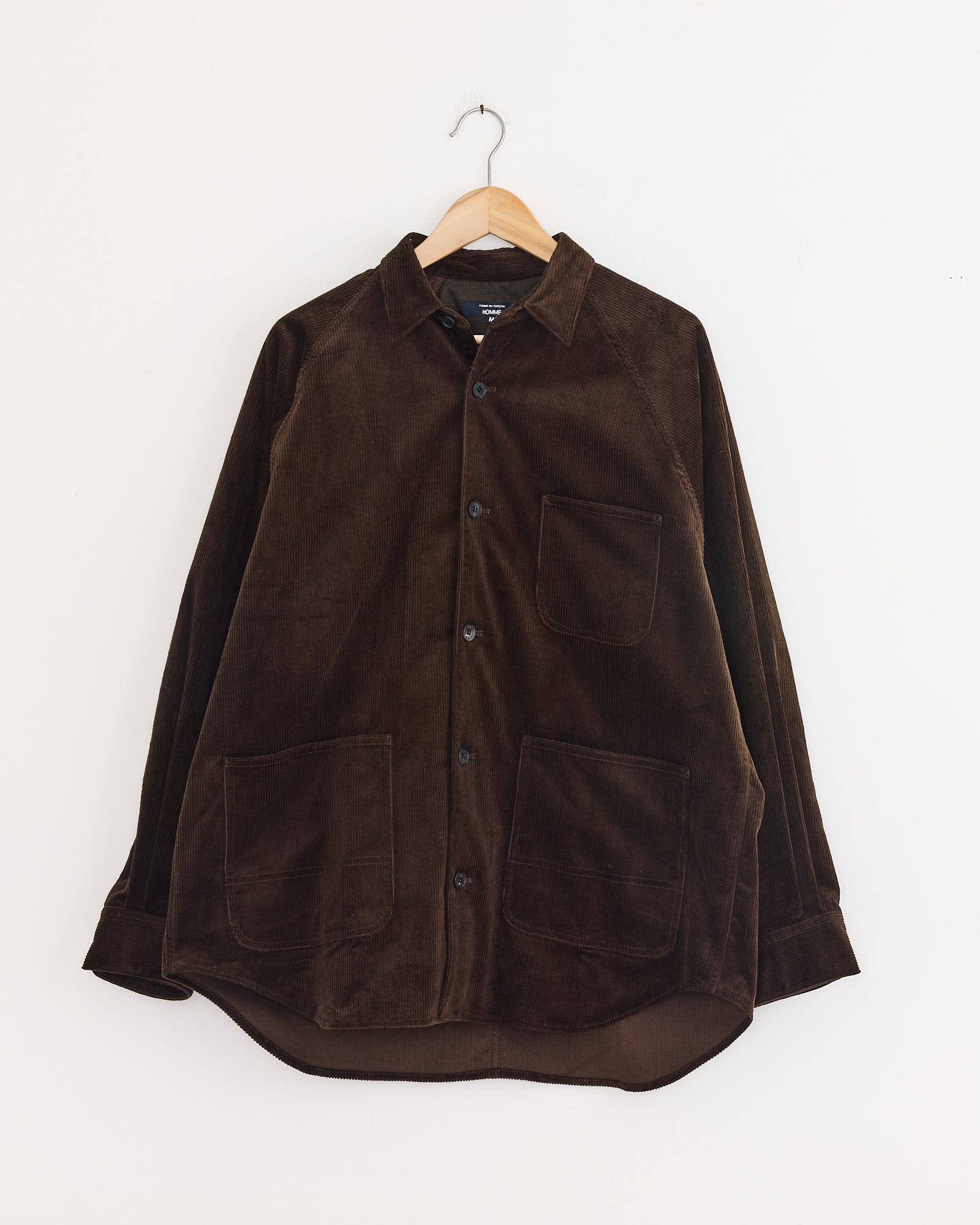 Needlecord Shirt in Brown