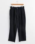 French Terry Baggy Trouser in Black