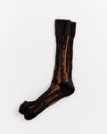 Cotton Jacquard Socks in Black