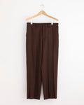 Wool Like Tweed Pant in Brown