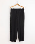 Wool Like Tweed Pant in Dark Brown