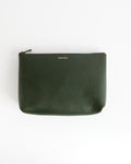 Pouch in Moss Green