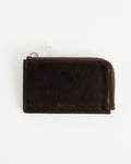 L Zip Wallet in Chocolate