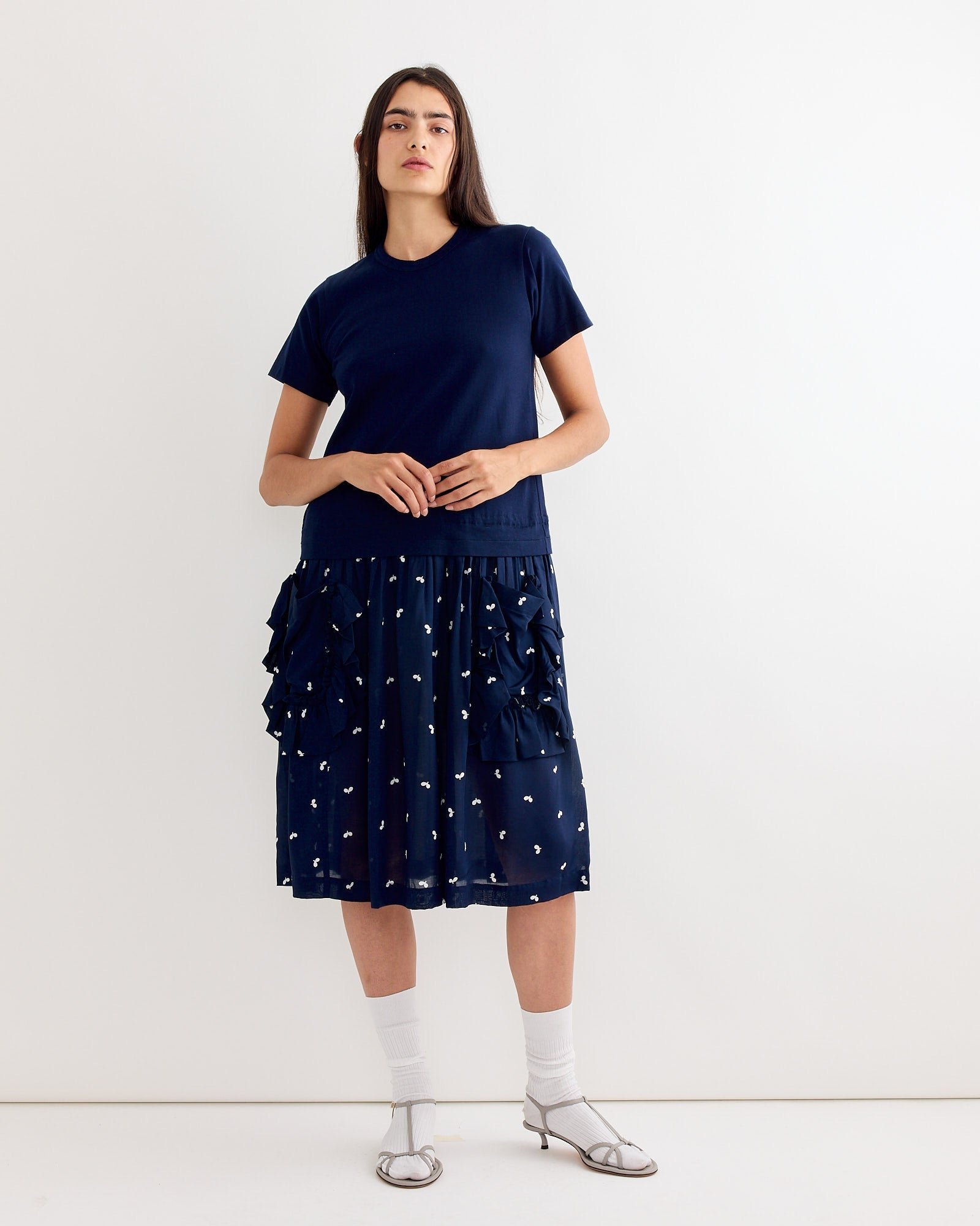 T-Shirt Dress in Navy