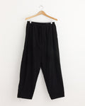 Flannel Tapered Pant in Black
