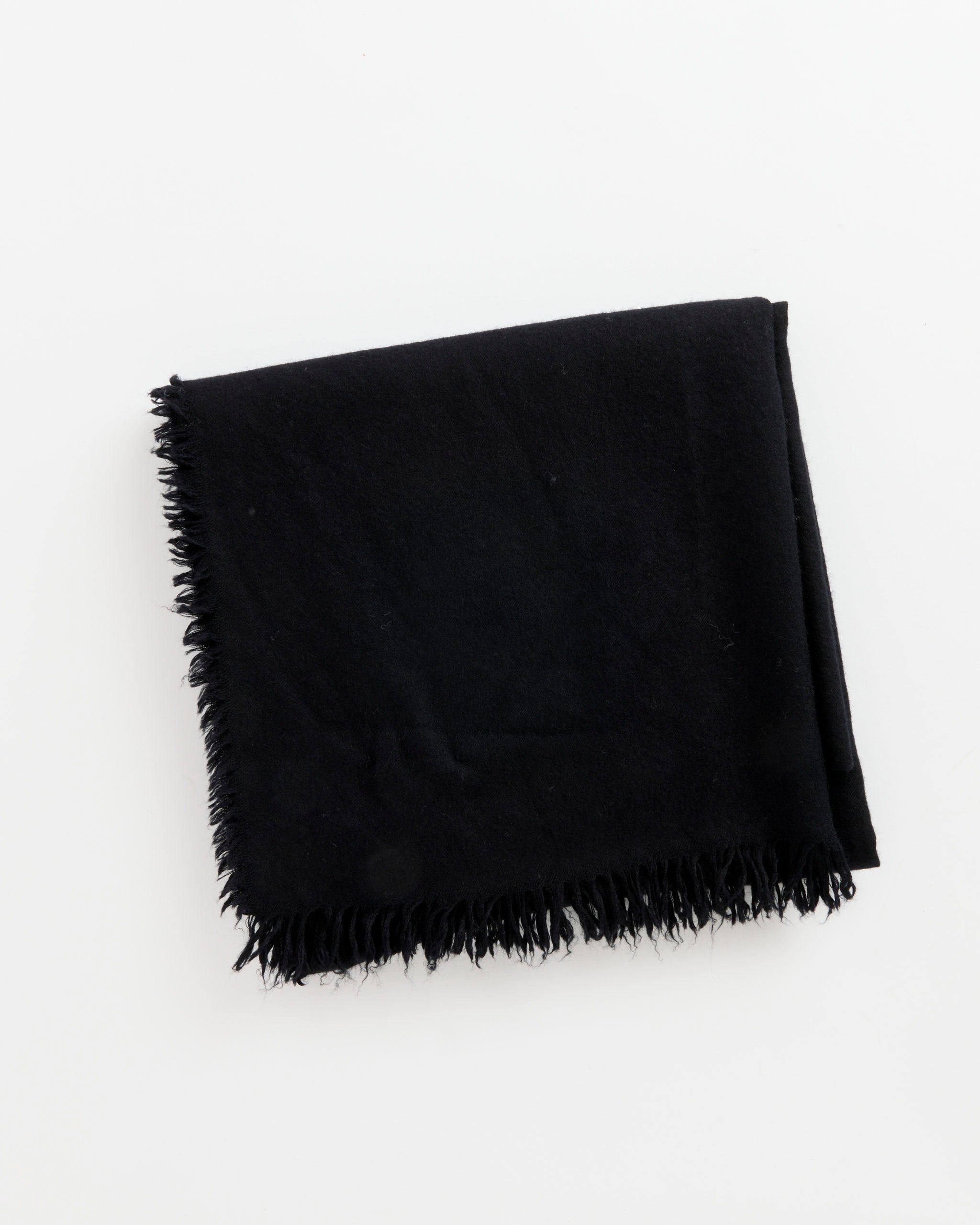 Cashmere Silk Garment Dyed Stole in Navy