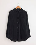 Corduroy Shirt in Black
