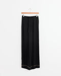 Silk Pajama Pant in Black