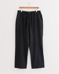 Silk Wool Pant in Black