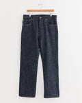 Cotton Silk Denim Pant in Blue
