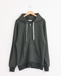 120 Air Wool Fleece Hoodie in Khaki