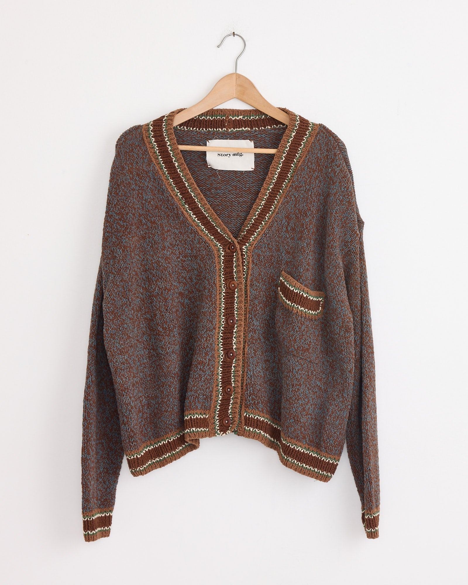 Bulb Cardigan in Twisted Dusk