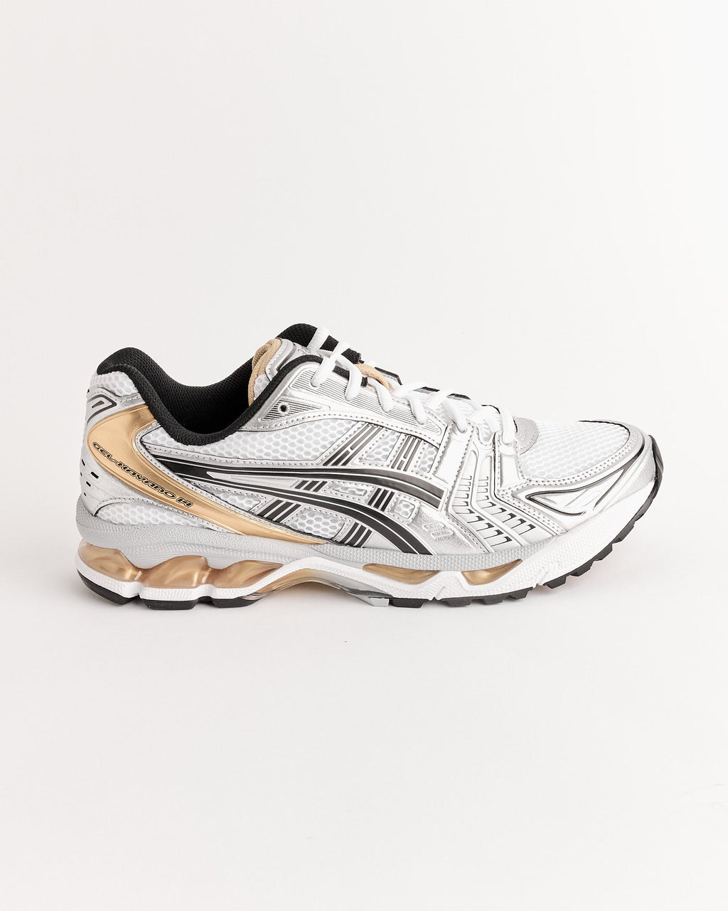 Gel-Kayano 14 in White/Pure Gold