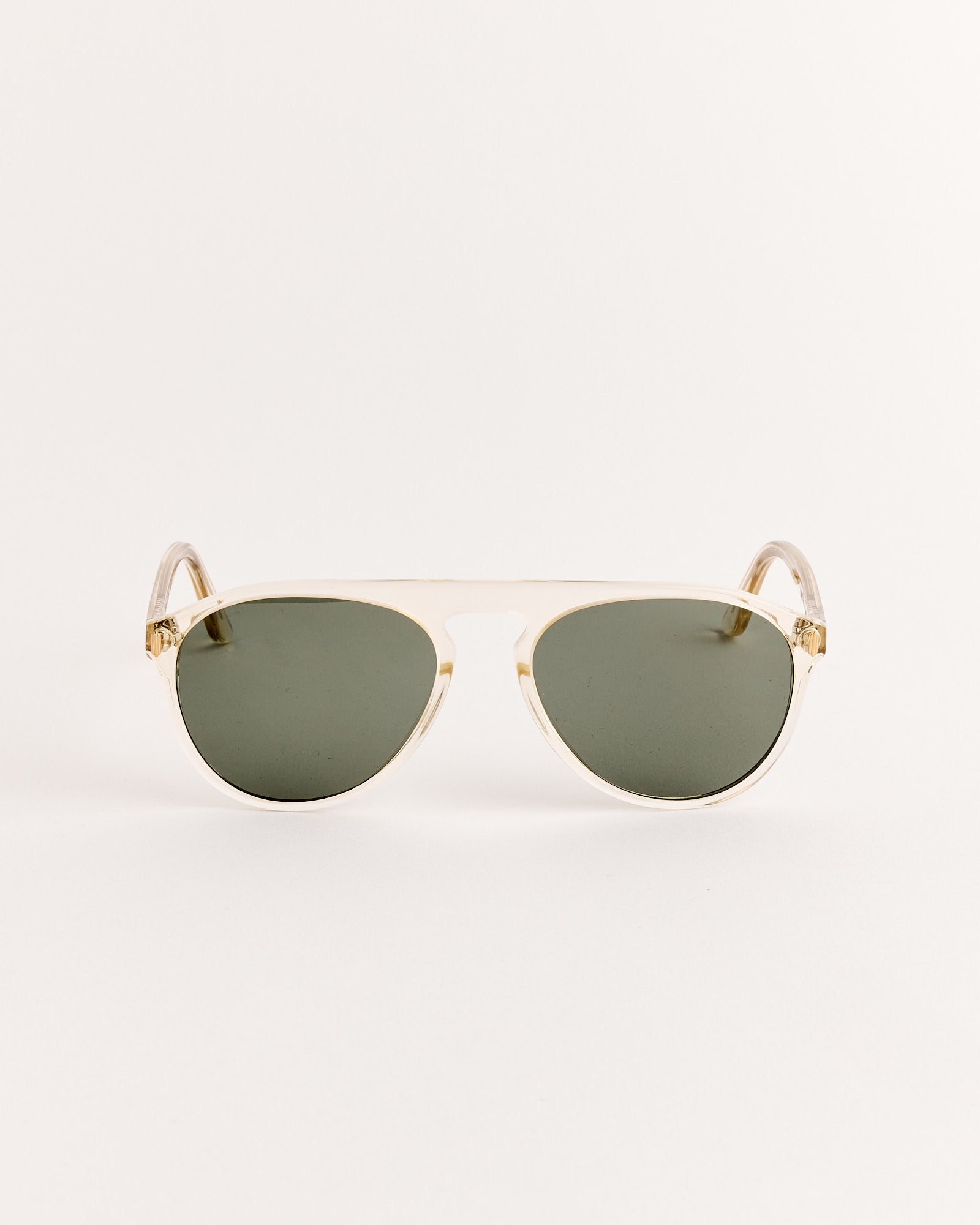 F-36 Polarized Mineral Glass Sunglasses in Champagne