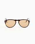 F-34 Polarized Mineral Glass Sunglasses in Tortoise