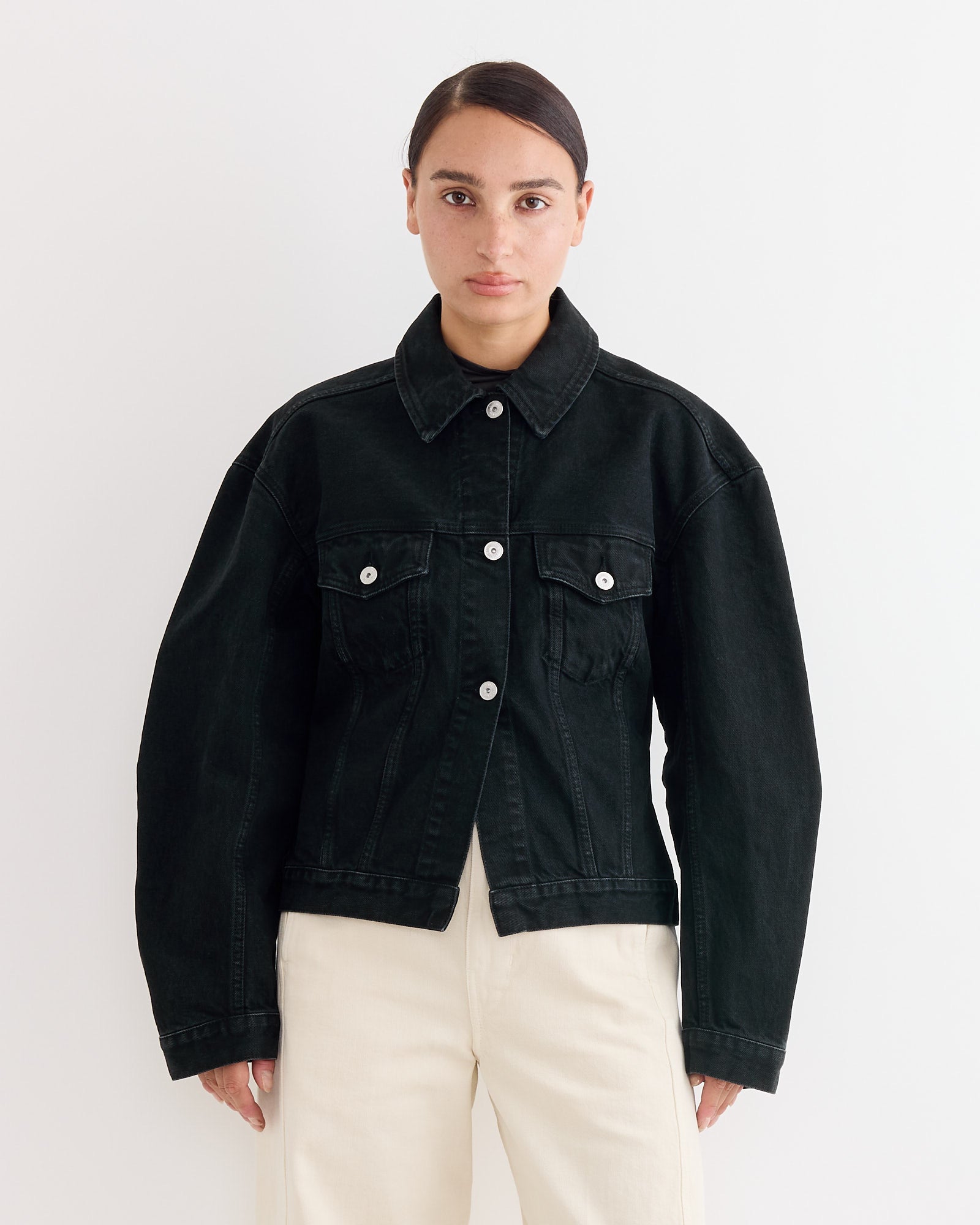 La Veste De-Nimes Jacket in Black