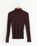 Dinah Turtleneck in Choco Plum
