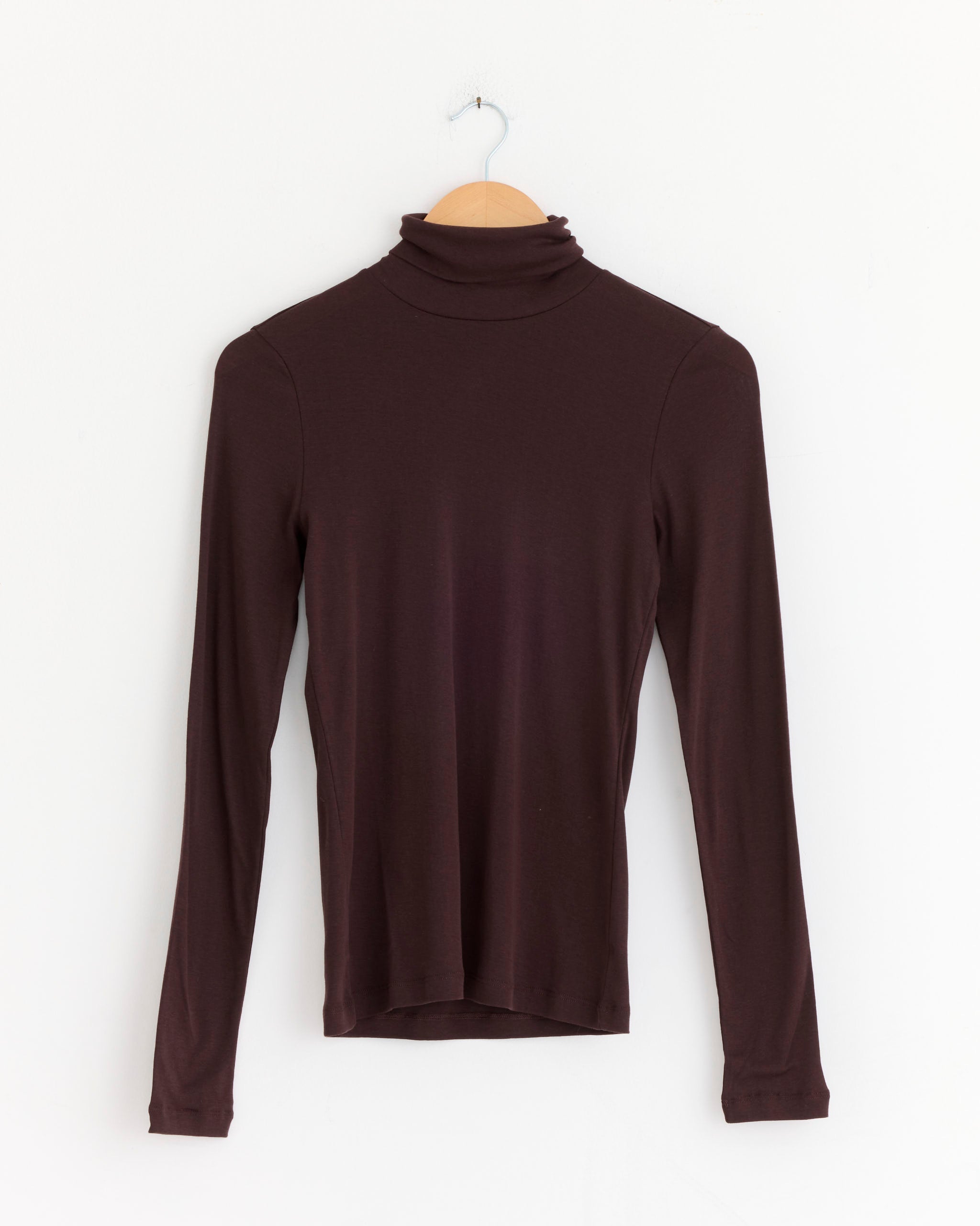 Dinah Turtleneck in Choco Plum