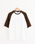 Perfect Baseball T-Shirt in Brown Multi