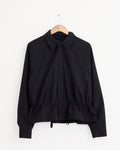 Tech Suiting Anorak Bomber Jacket in Black