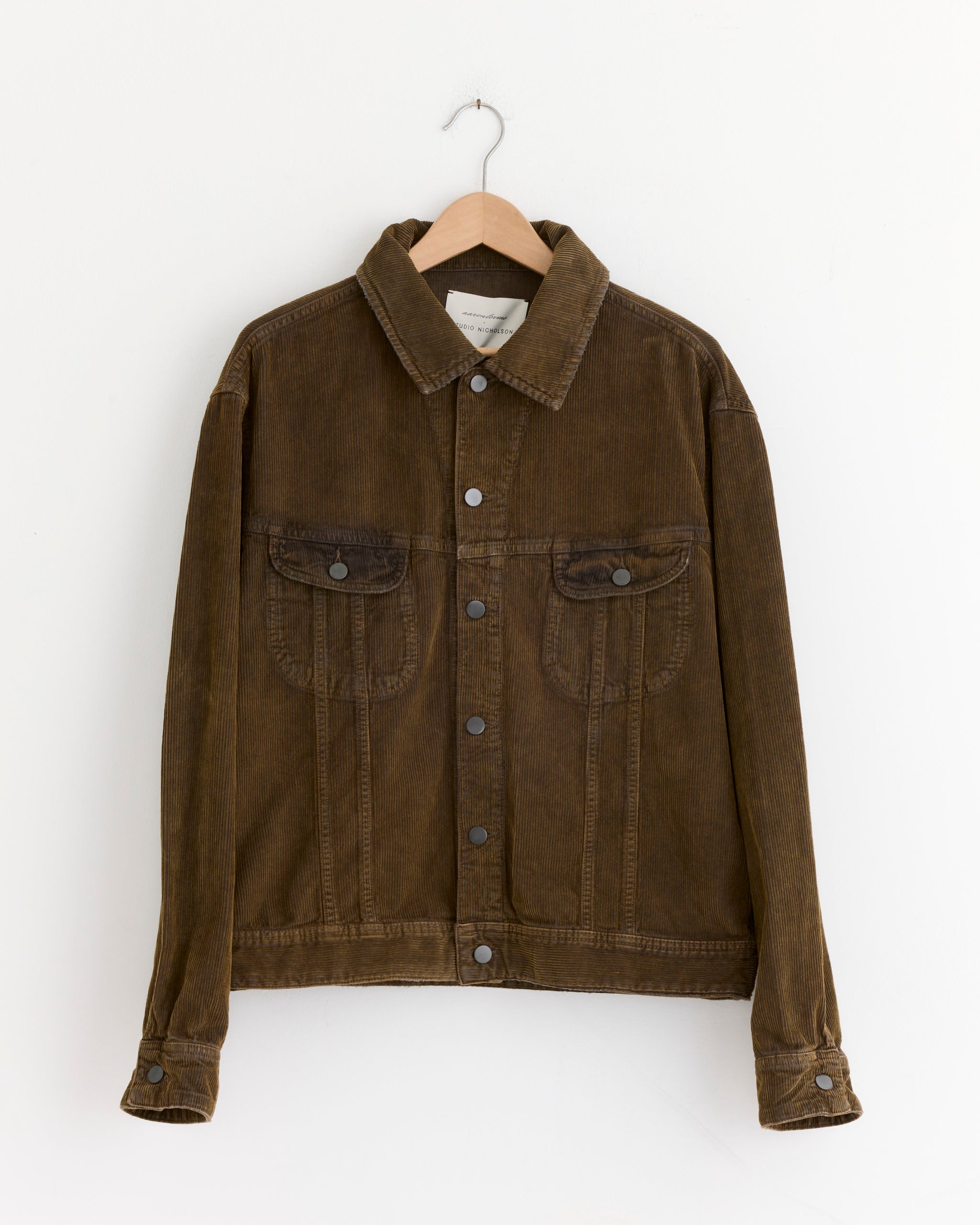 Studio Nicholson  x Aaron Levine Derby Jacket in Soft Brown