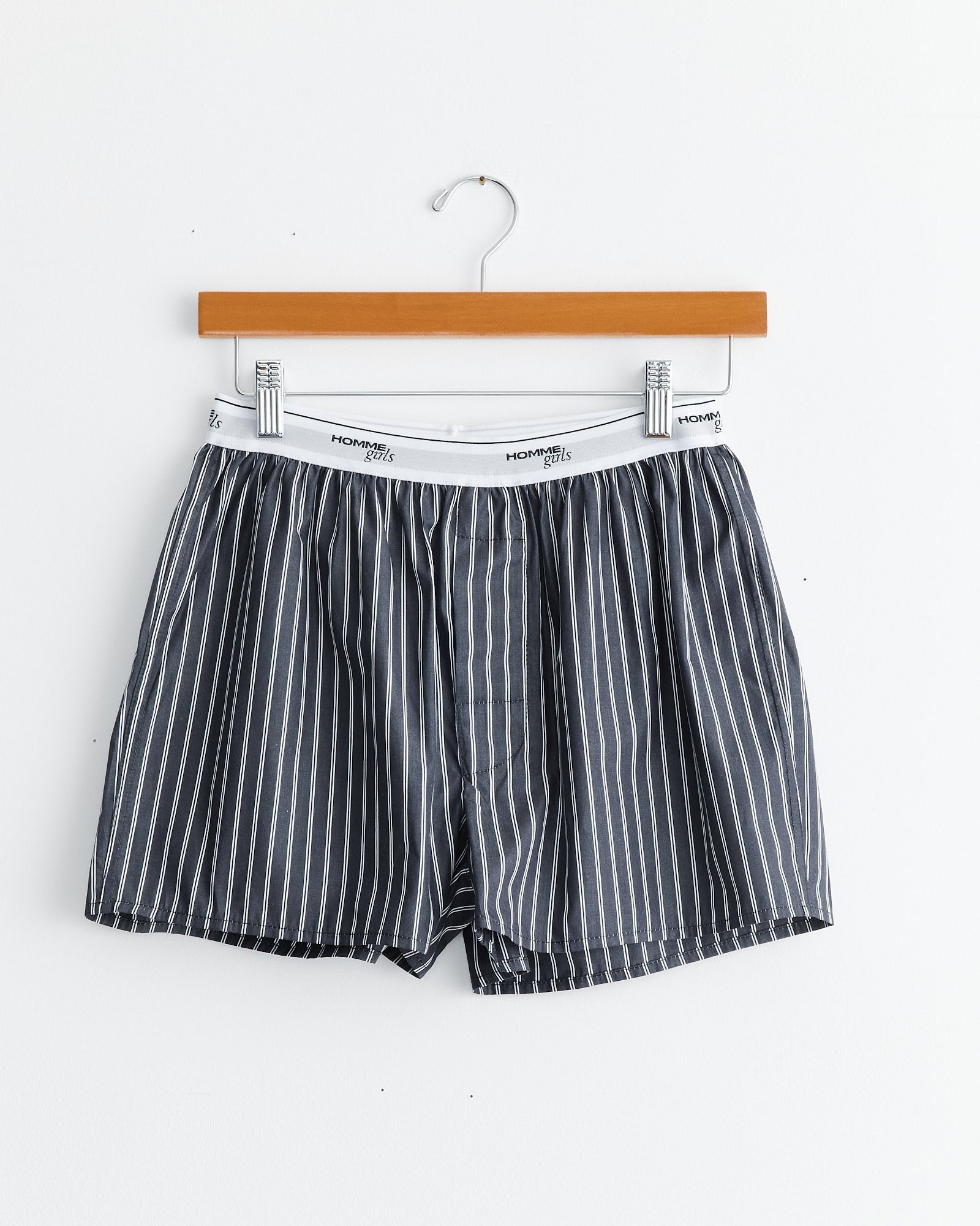 Boxer Shorts in Black Stripe