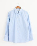 Double Collar Shirt in Blue Stripe