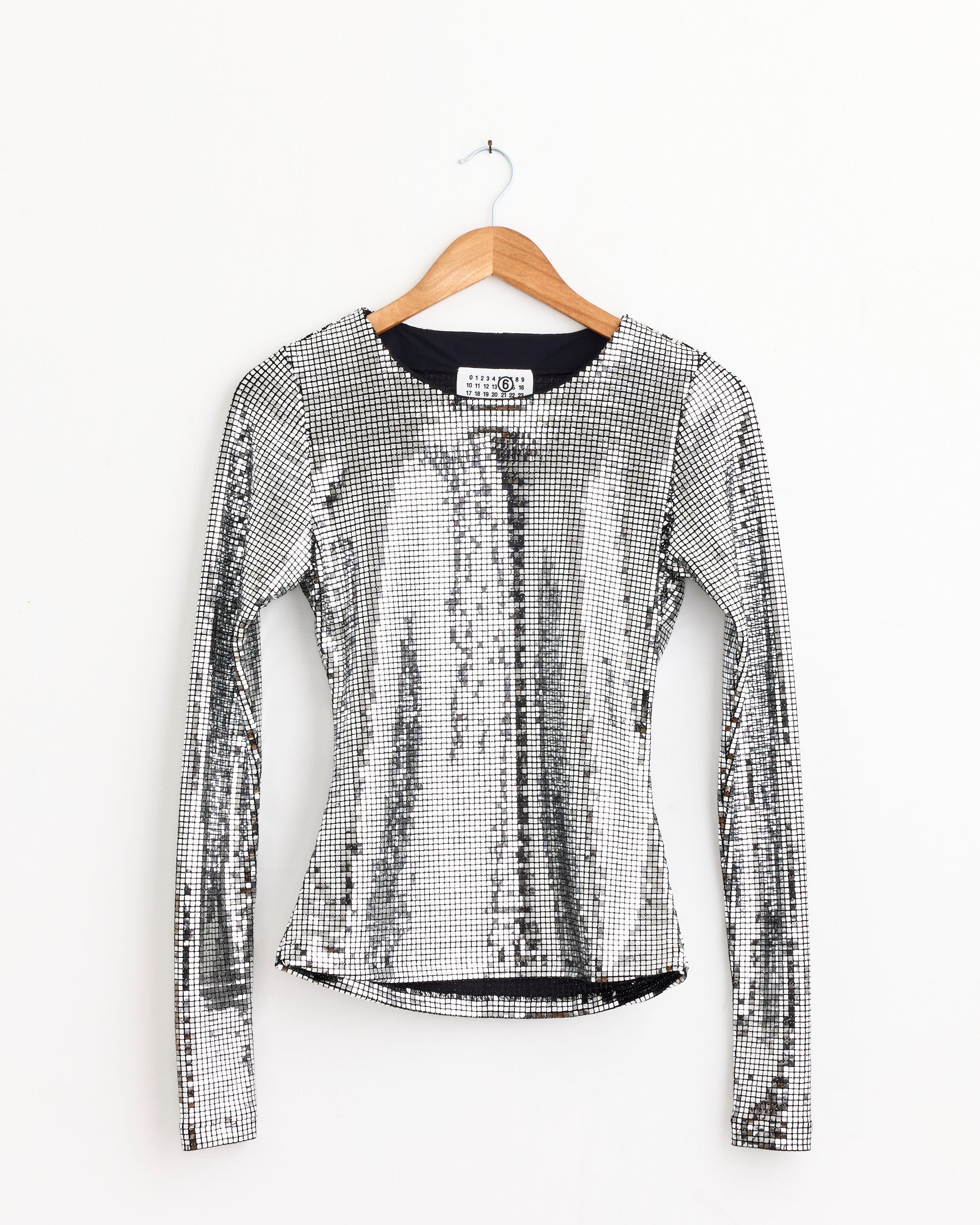 Sequined Top in Silver