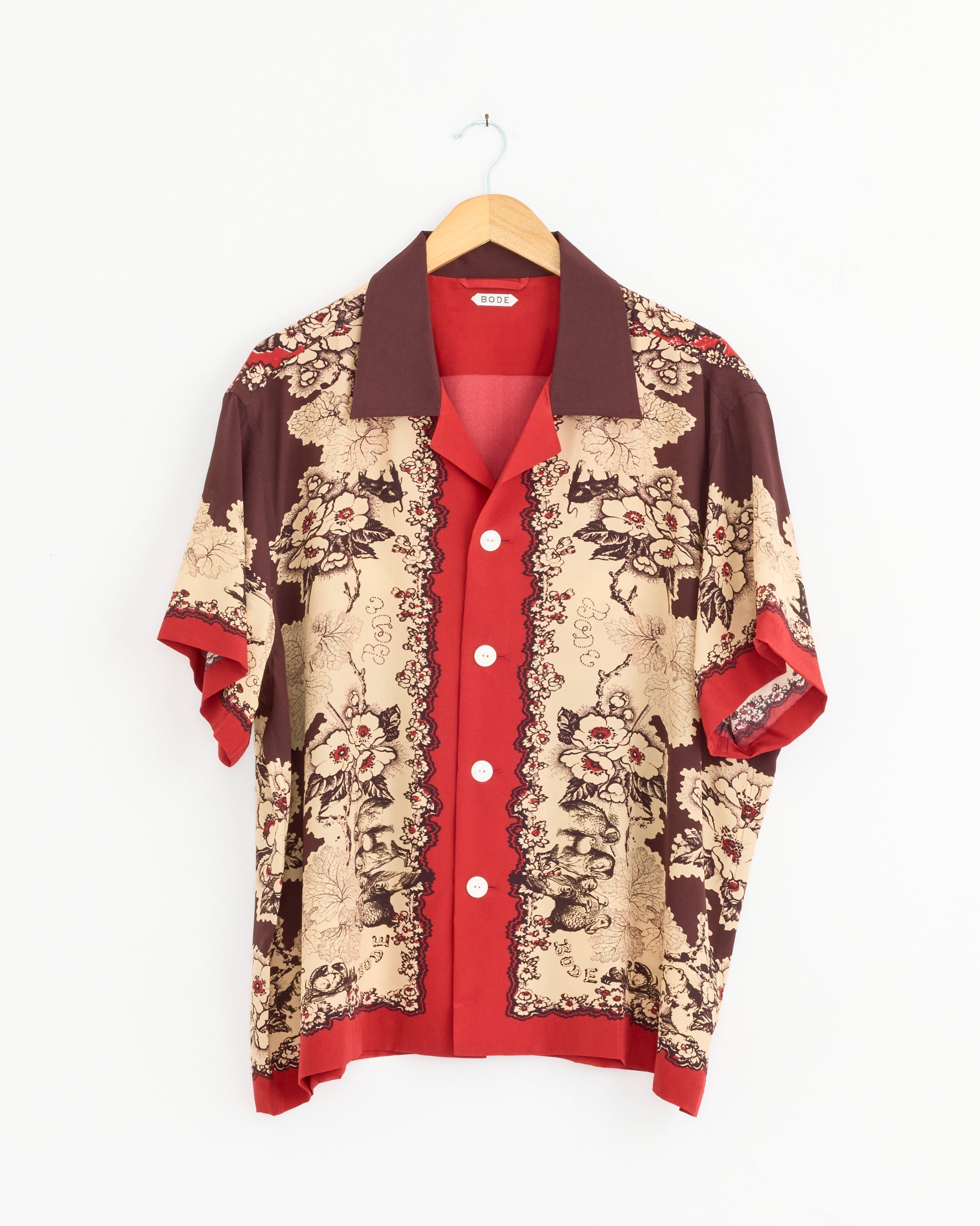 Storybook Shirt in Red Black