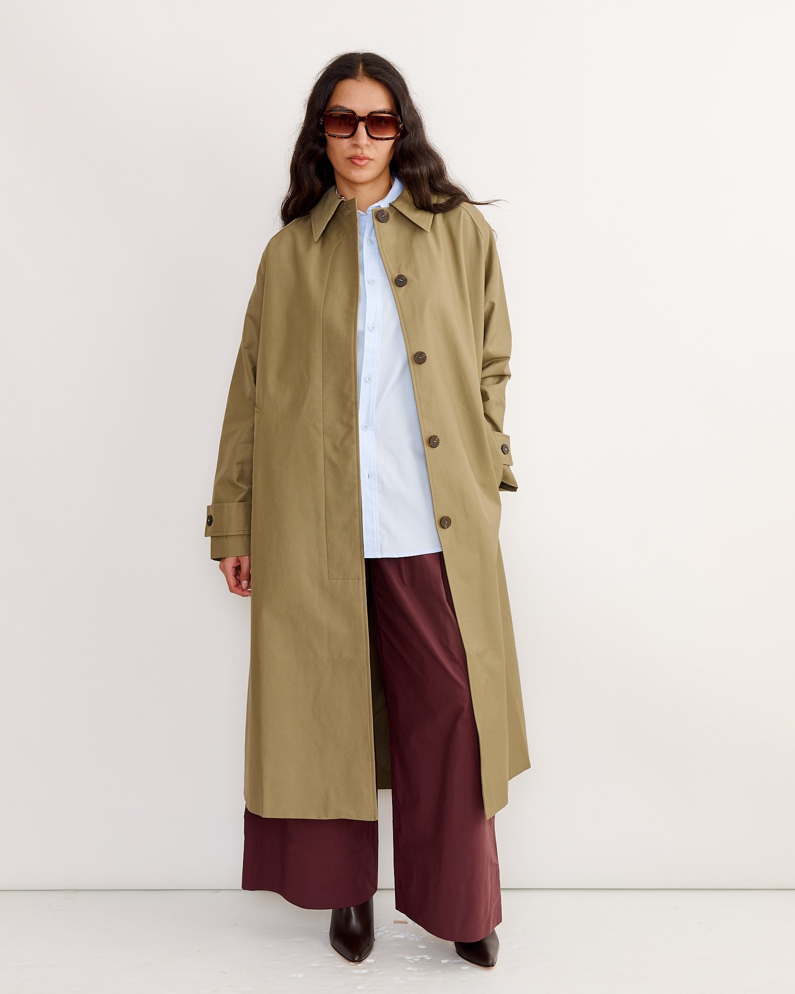 Holin Coat in Dark Dust