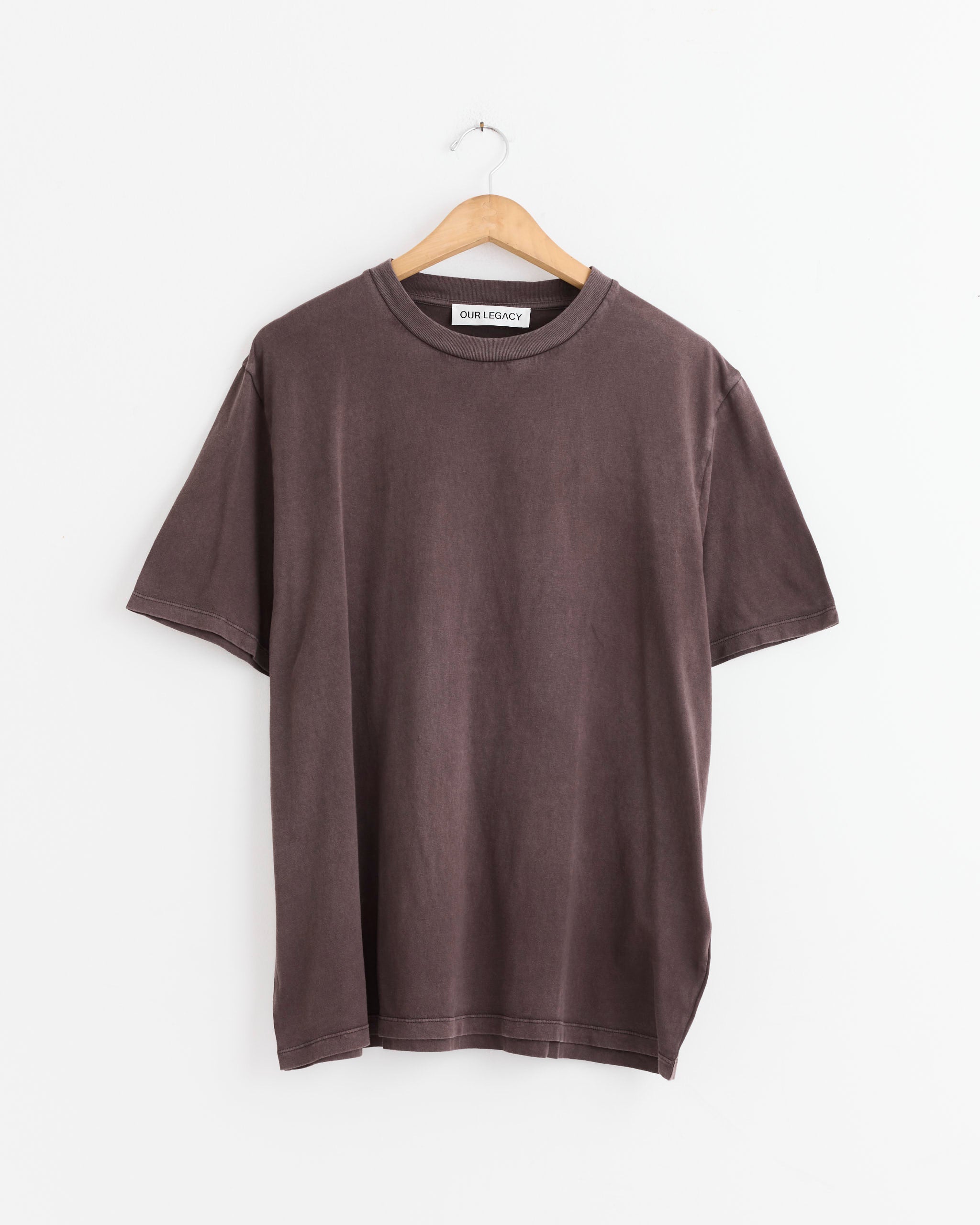 Box T-Shirt in Worn Brown