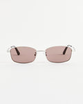 Librarian Sunglasses in Silver Hawk