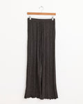 Plisse Pant in Blackened