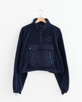 Bastian Fleece Top in Navy