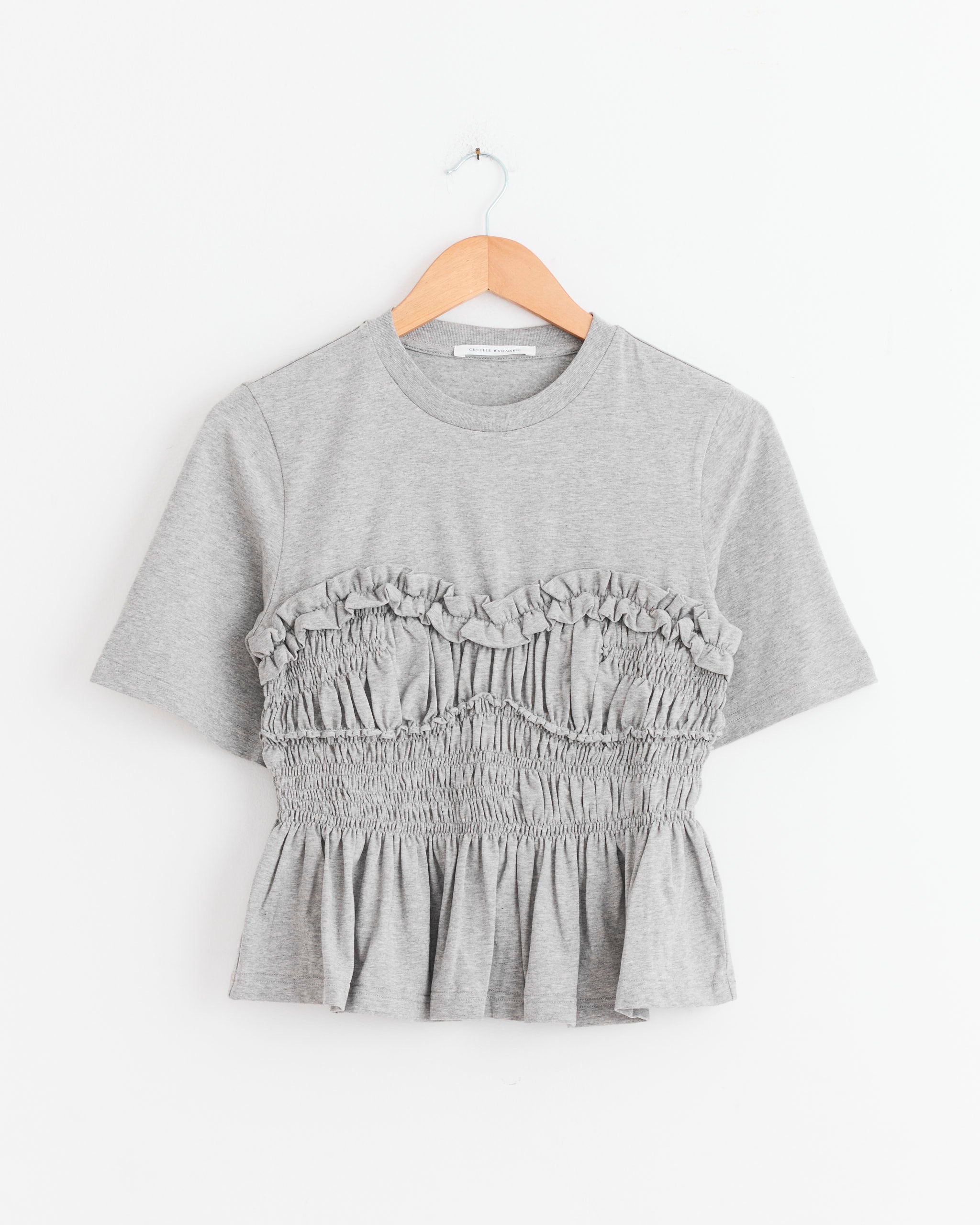 Vilde T-Shirt in Grey Melange
